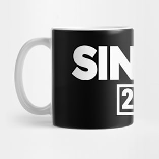 Funny Easter gift ideas. Funny Easter gift for men, women, teens, Singles, single mother, single dad, but not for kids. "single 24/7" Mug